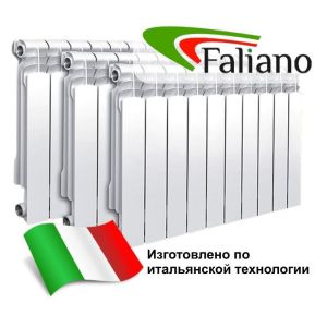 Радиатор алюминий Faliano A4 500*80 6 сек.