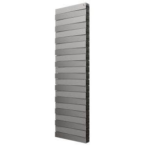 Вертикальный дизайн-радиатор Royal Thermo Piano Forte Tower - Silver Satin. 18 секций
