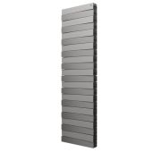 Вертикальный дизайн-радиатор Royal Thermo Piano Forte Tower - Silver Satin.  22 секции