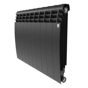 Радиатор биметаллический Royal Thermo Biliner - Noir Sable 500/87 - 10 секций