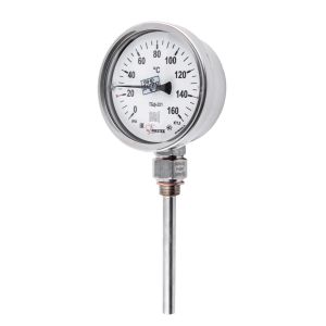 Термометр биметаллический ТБф-220 -10...0...110C° ОШ*8 (кт.1,5 / d.80 / G1/2 / IP54) L64