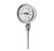 Термометр биметаллический ТБф-220 -10...0...110C° РШ*8 (кт.1,5 / d.100 / G1/2 / IP54) L100